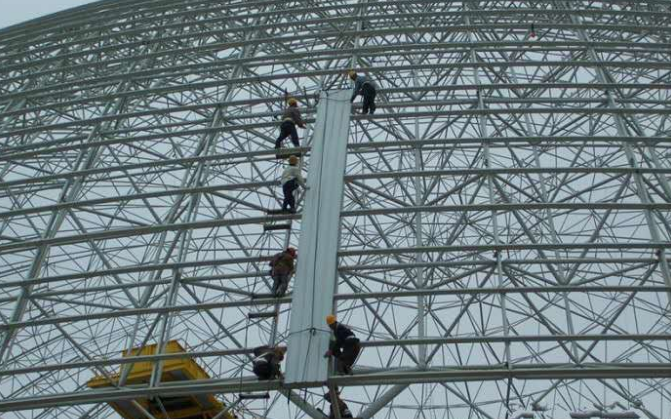 大同网架装配好以后应当留神哪八项验收事件